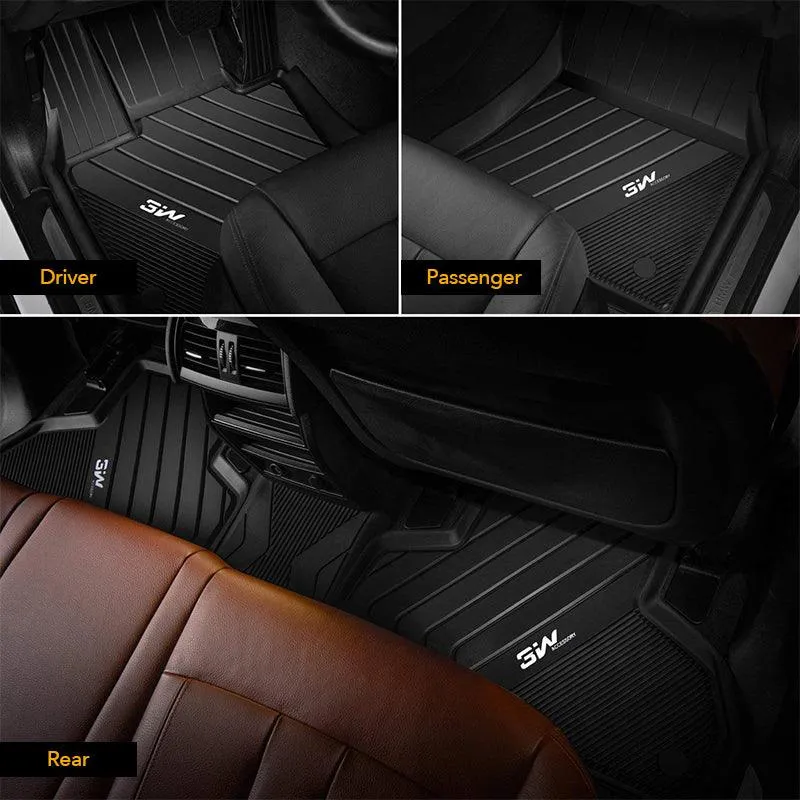 3W BMW X6 2020-2025 M/M50i/sDrive40i/xDrive40i G06  Custom Floor Mats Thorex™ All-Weather Protection