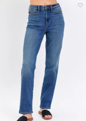 Alexa Judy Blue High Waist Straight Leg Jeans