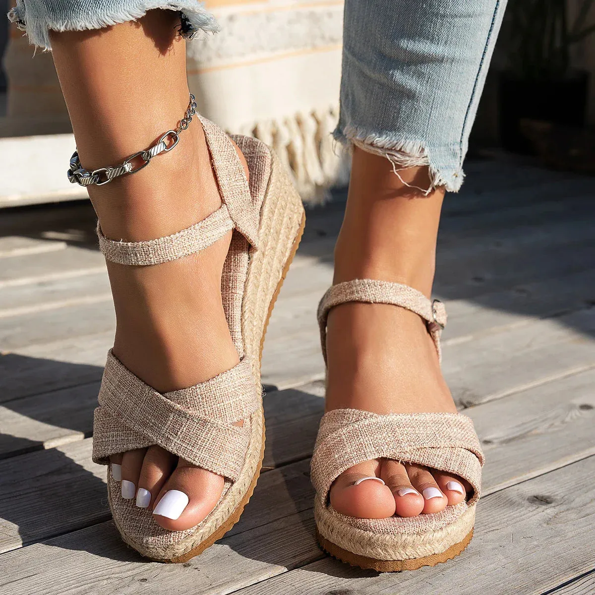Alina™ - Summer Wedge Sandals