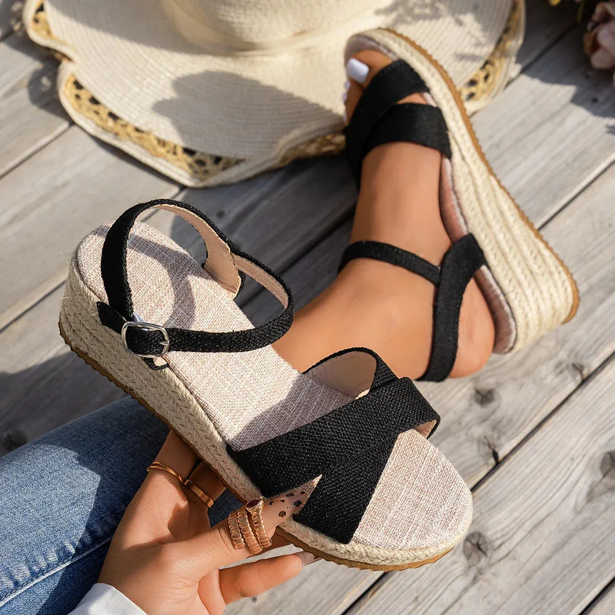 Alina™ - Summer Wedge Sandals