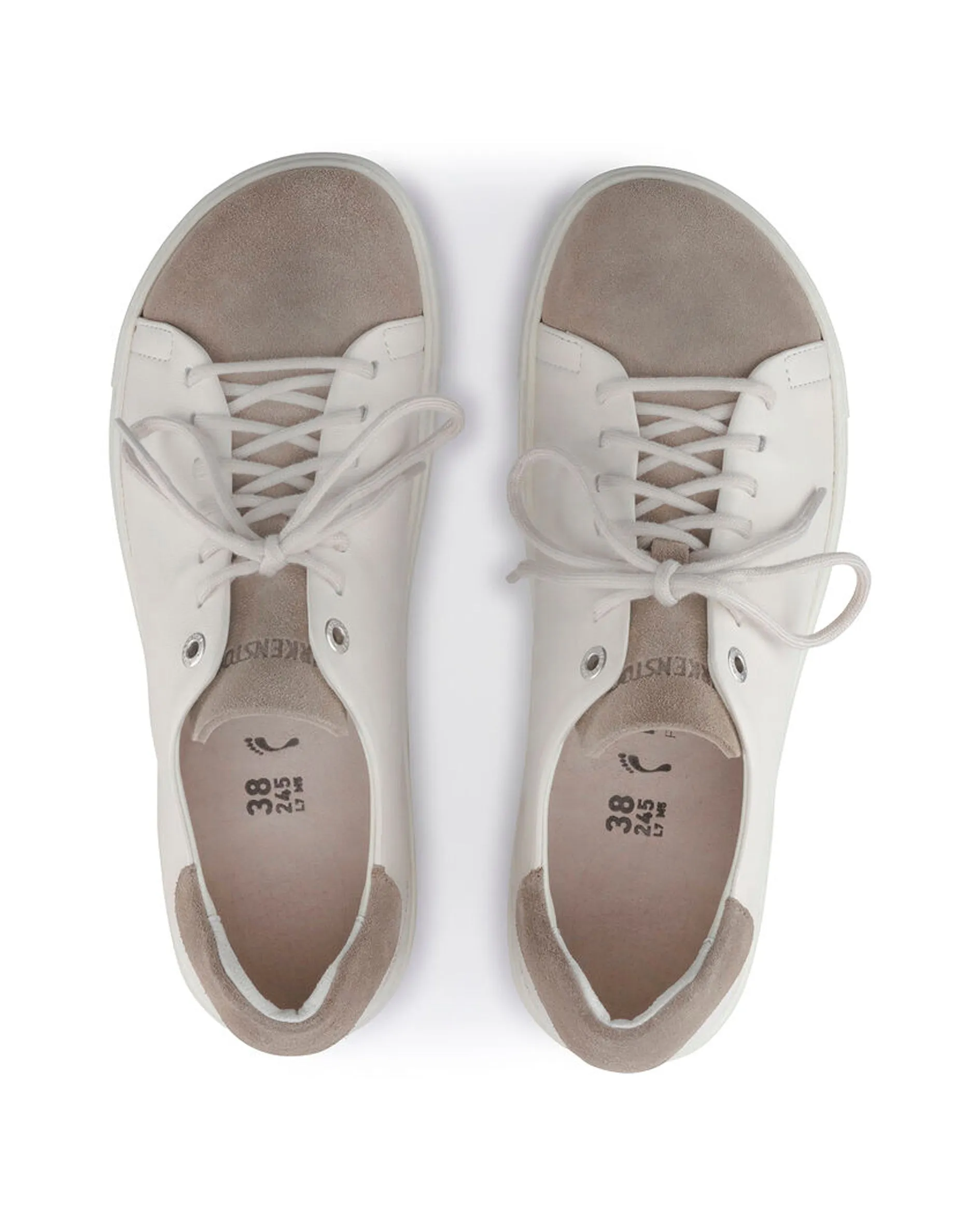 Bend Decon Pop Gray Taupe Eggshell Leather Shoes