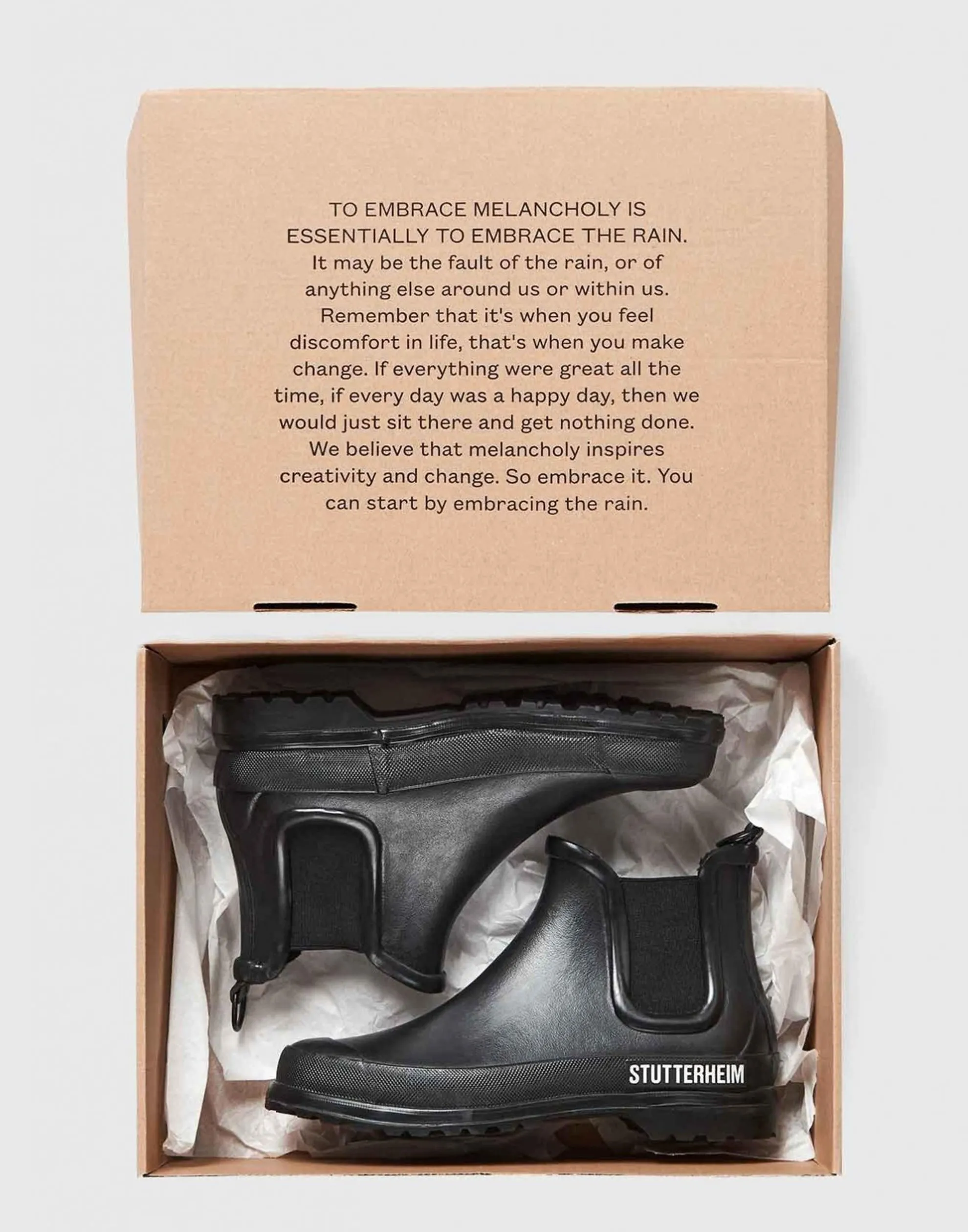 Black Chelsea Rainwalker Boots