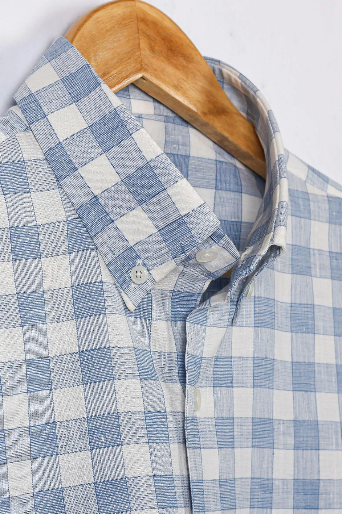 Blue Gingham Shirt