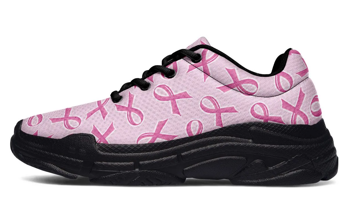 Breast Cancer Awareness Chunky Sneakers