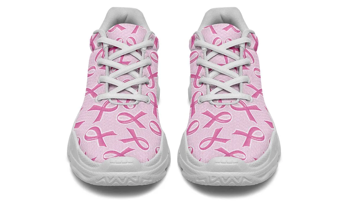 Breast Cancer Awareness Chunky Sneakers