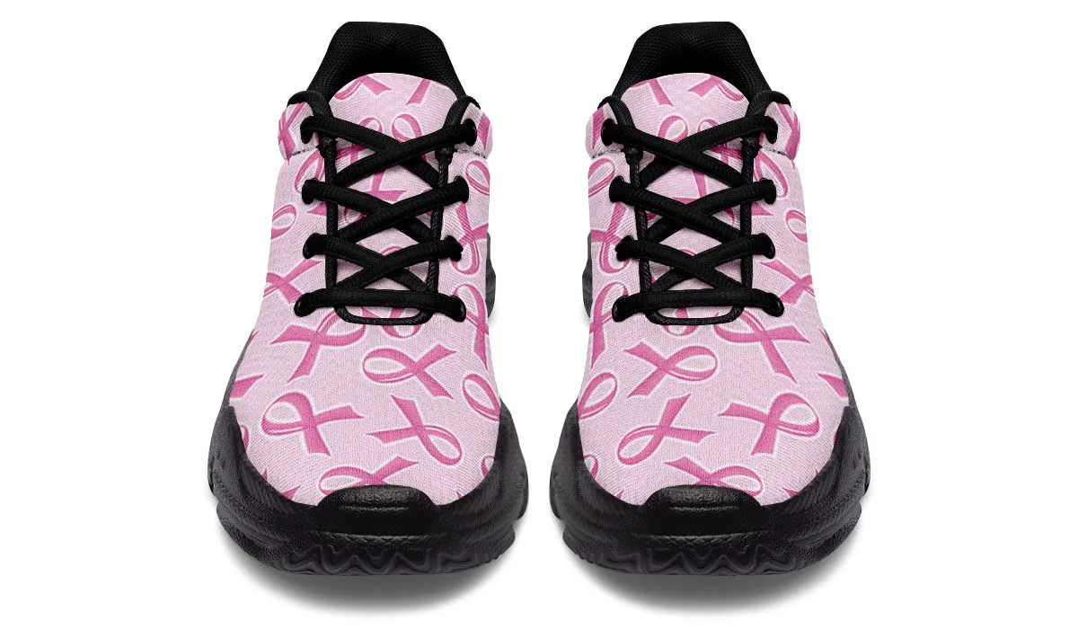 Breast Cancer Awareness Chunky Sneakers