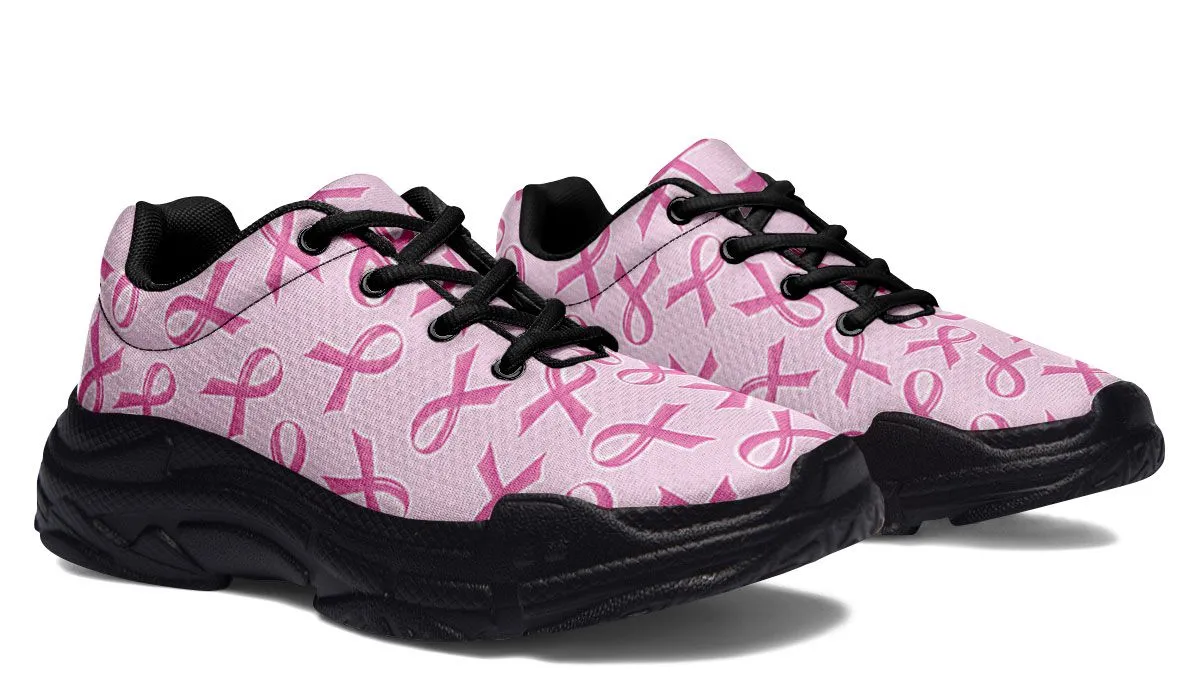 Breast Cancer Awareness Chunky Sneakers
