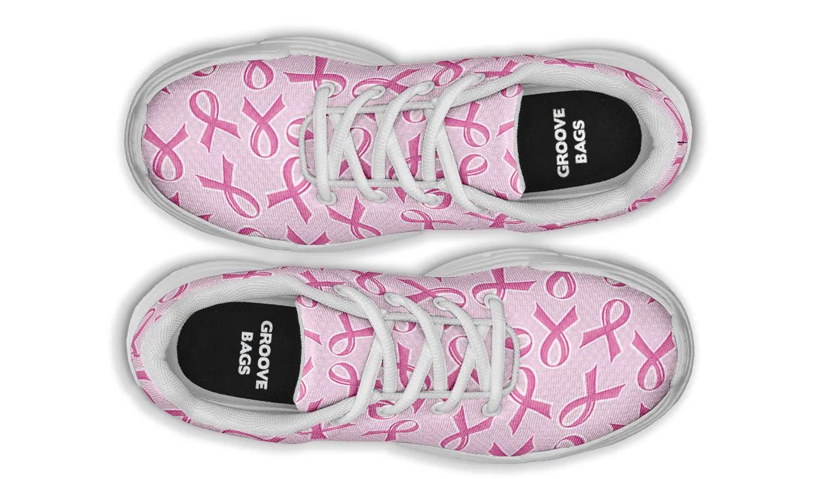 Breast Cancer Awareness Chunky Sneakers