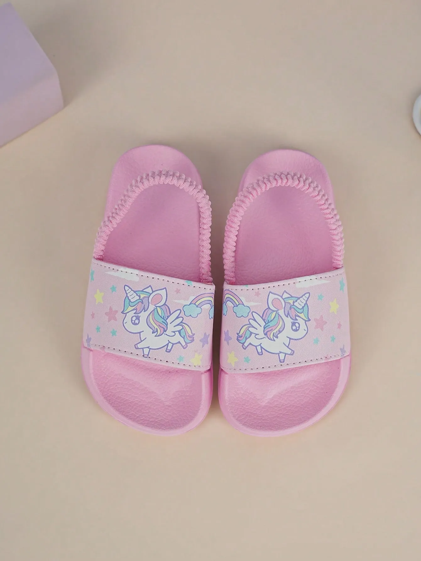 Children's Home Slippers, Fashionable, Comfortable, Breathable, Cartoon Pattern Outdoor Slippers