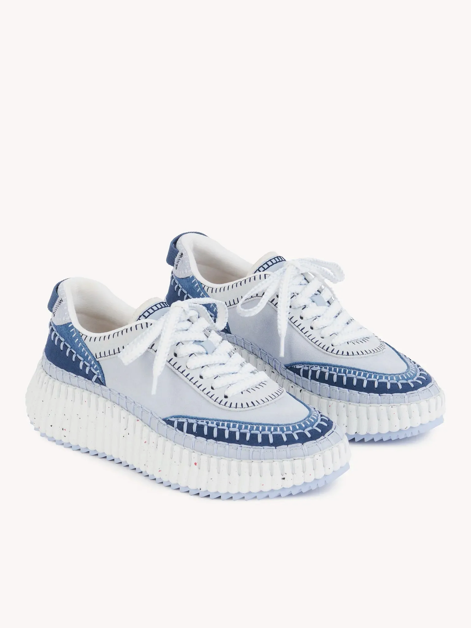 CHLOÉ NAMA SNEAKER ASHES BLUE