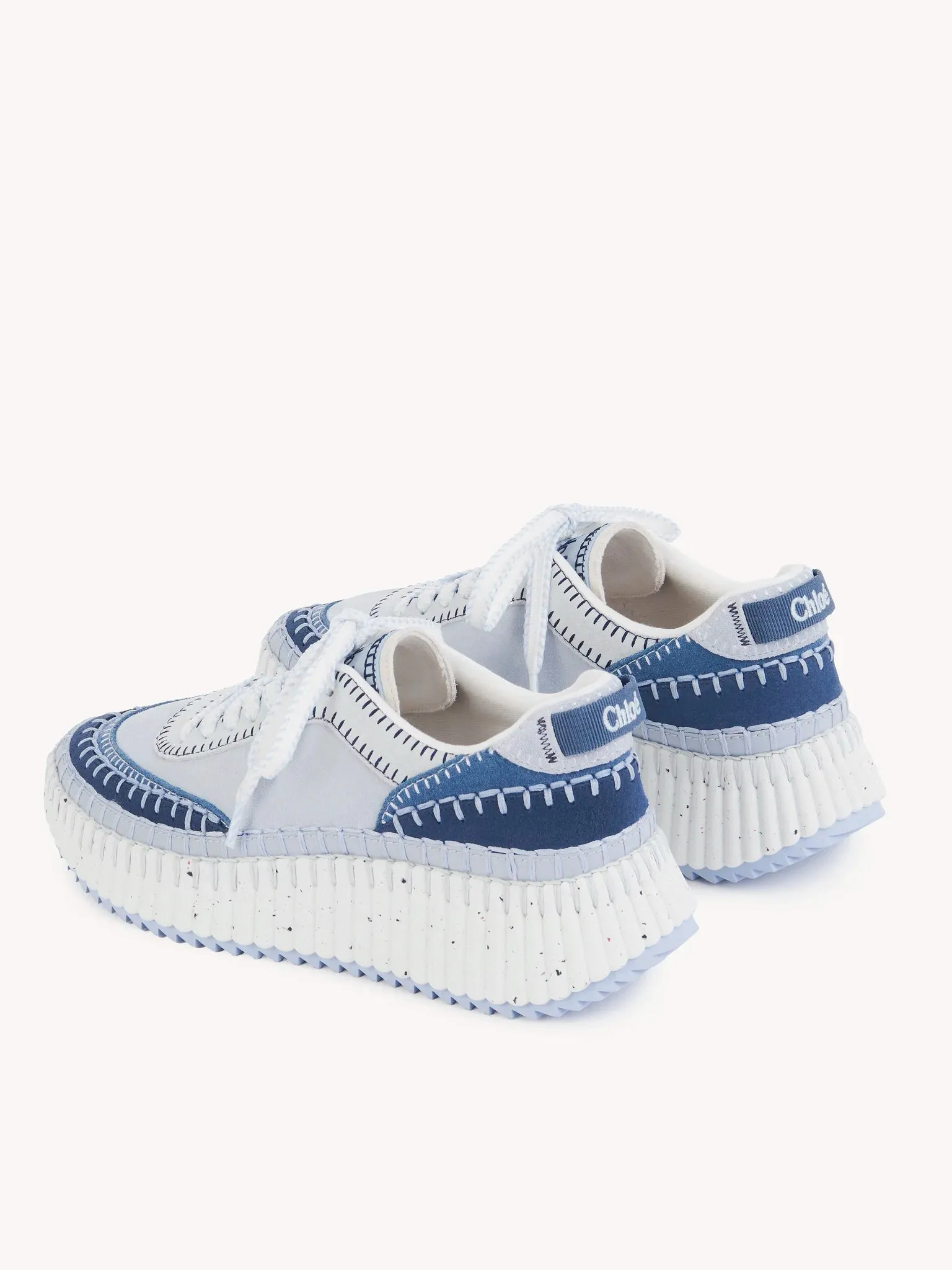 CHLOÉ NAMA SNEAKER ASHES BLUE