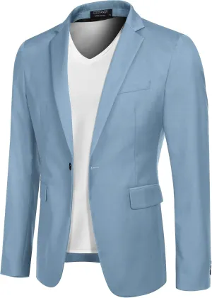 COOFANDY Mens Sport Coat Casual Blazer One Button Business Suit Jacket COOFANDY Mens Sport Coat Casual Blazer One Button Business Suit Jacket