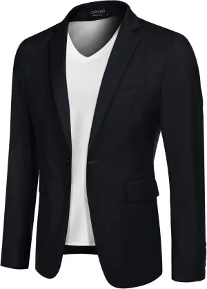 COOFANDY Mens Sport Coat Casual Blazer One Button Business Suit Jacket COOFANDY Mens Sport Coat Casual Blazer One Button Business Suit Jacket