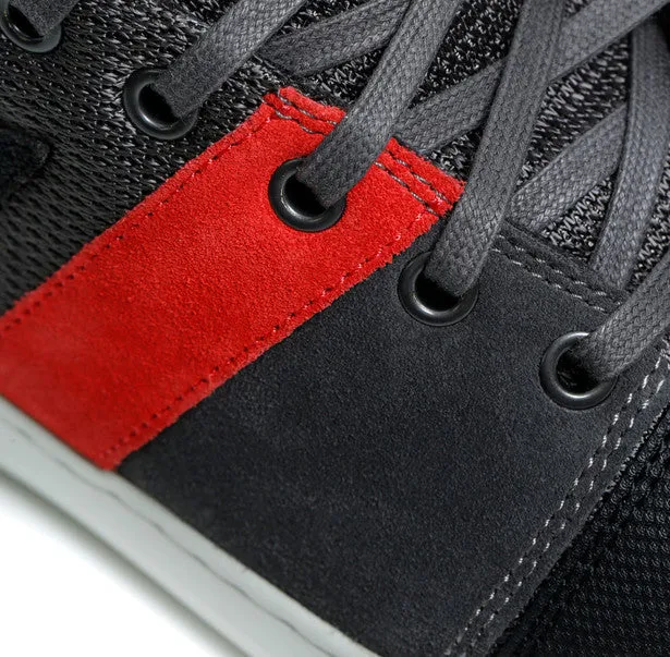 Dainese York Air Lady Shoes-Black/Red