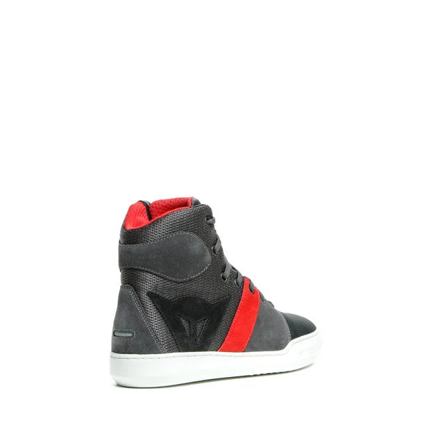 Dainese York Air Lady Shoes-Black/Red