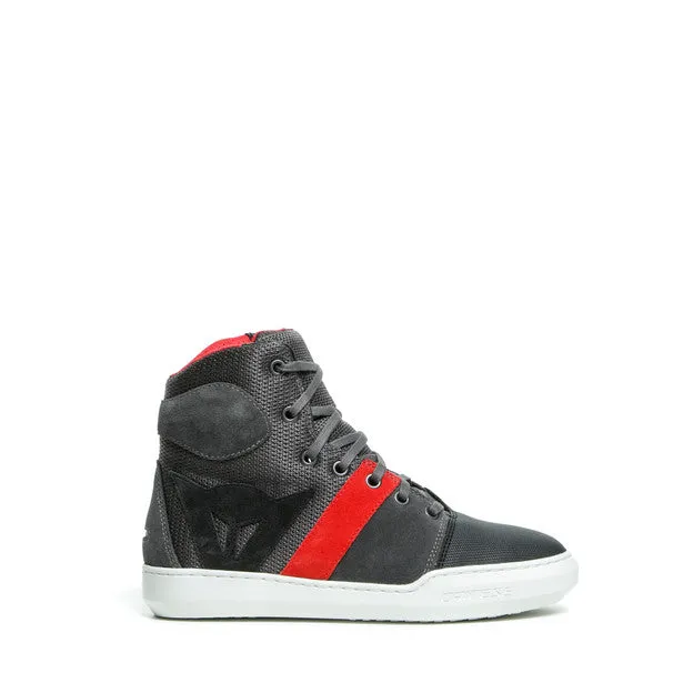 Dainese York Air Lady Shoes-Black/Red