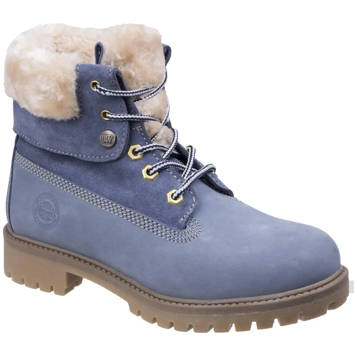 Darkwood Walnut Casual Walking Boots Womens