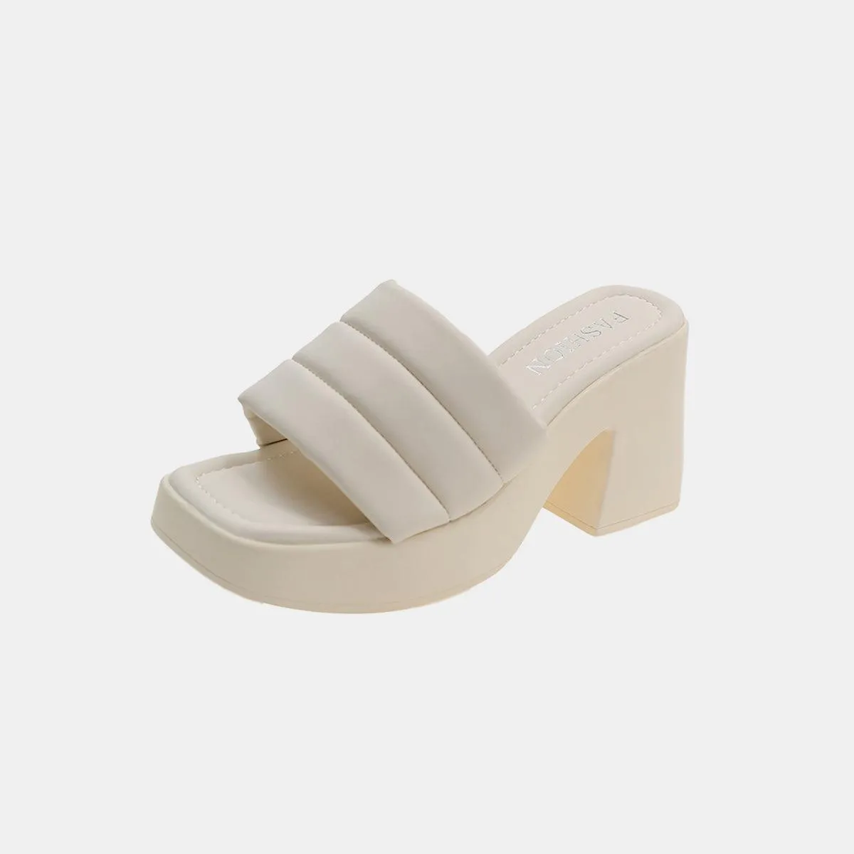 Elevated Ease Open Toe Block Heel Sandals