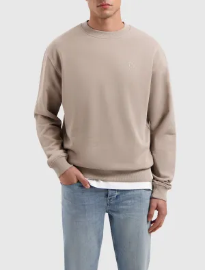 Essential Initials Sweater | Taupe