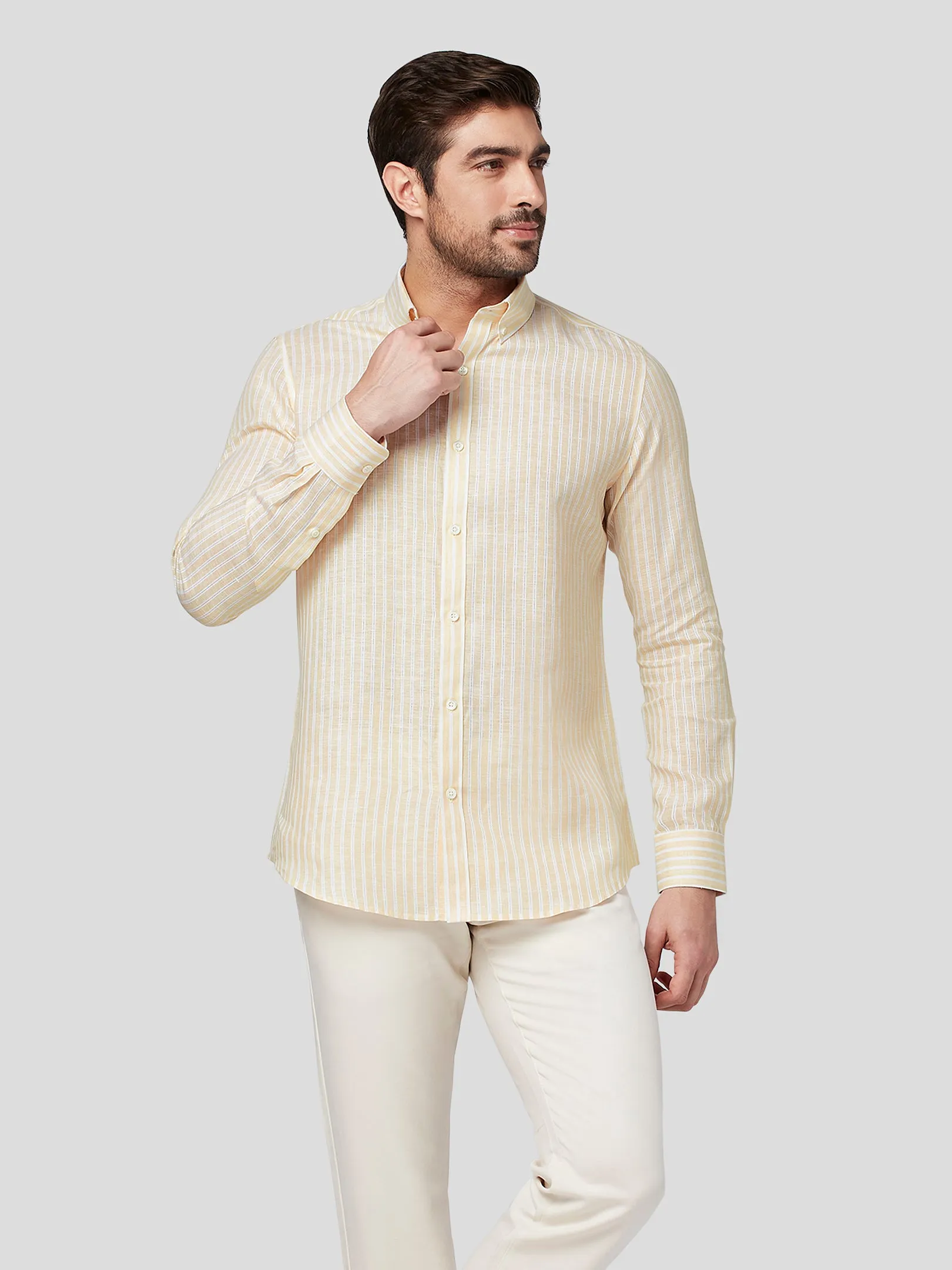 Etherea Linen Stripe Shirt