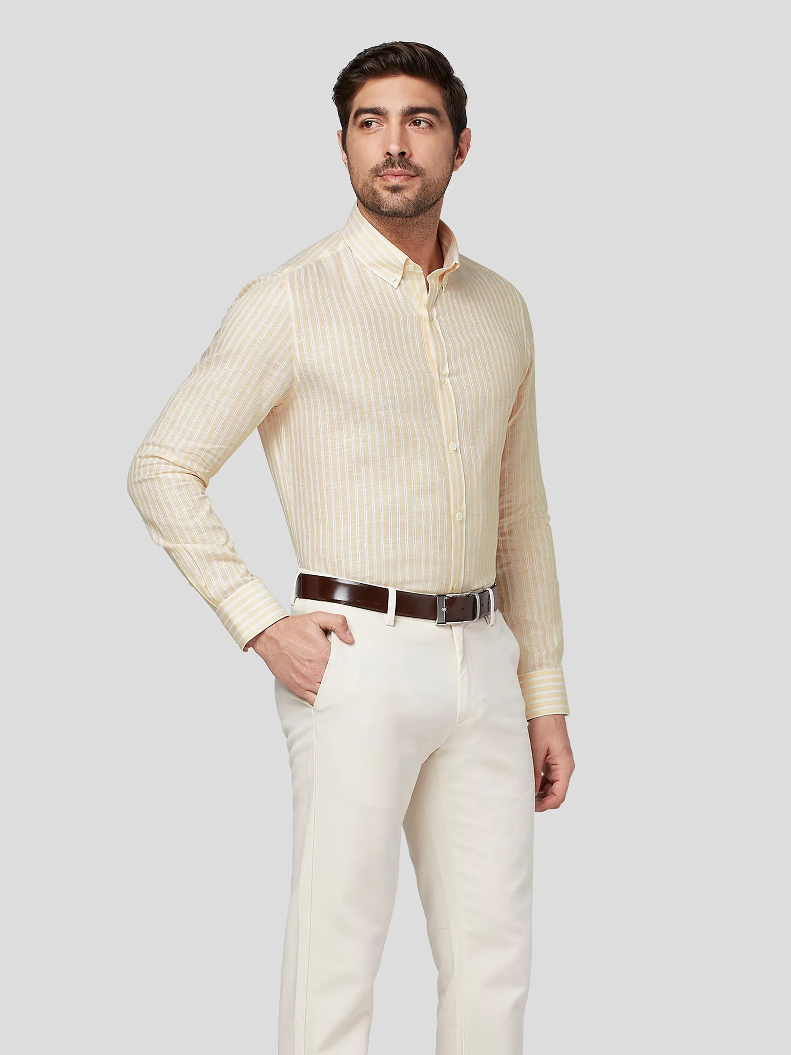 Etherea Linen Stripe Shirt