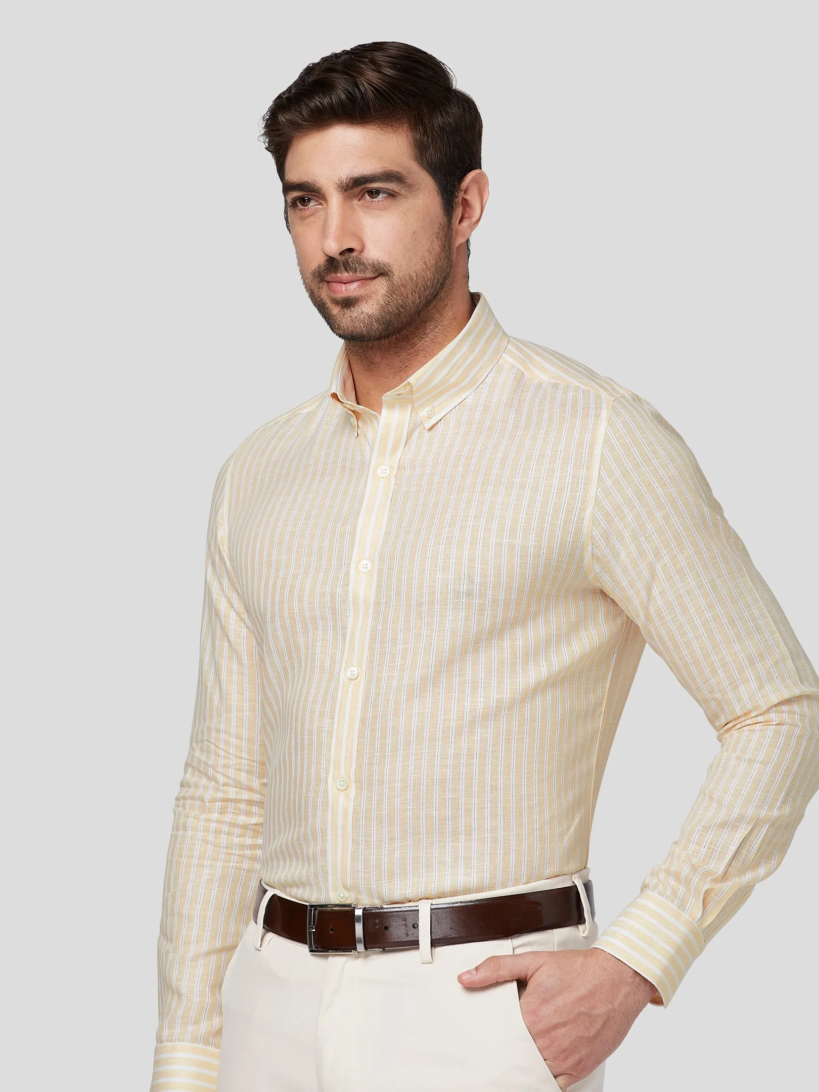 Etherea Linen Stripe Shirt