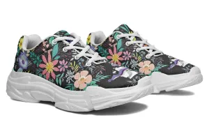 Floral Dentist Office Chunky Sneakers