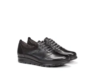 Fluchos Women's Susan Slip On Oxfords- Negro