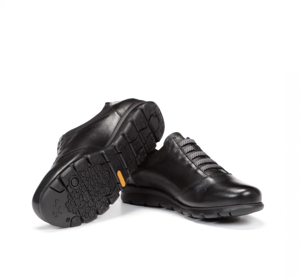 Fluchos Women's Susan Slip On Oxfords- Negro