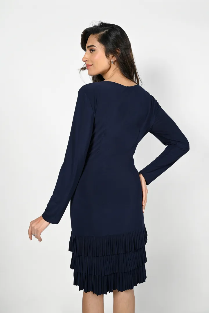 Frank Lyman Midnight Layered Dress Style 223001