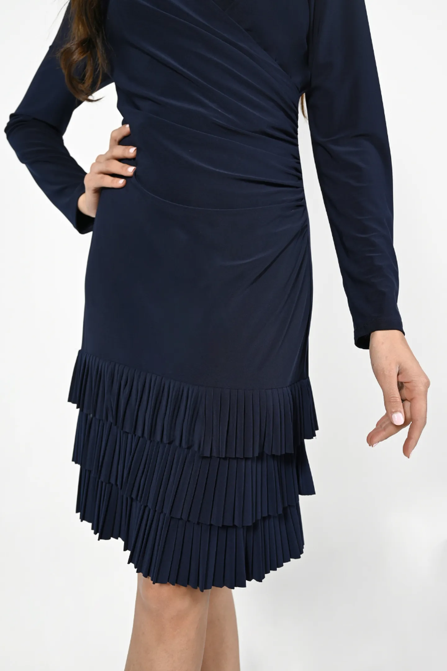 Frank Lyman Midnight Layered Dress Style 223001