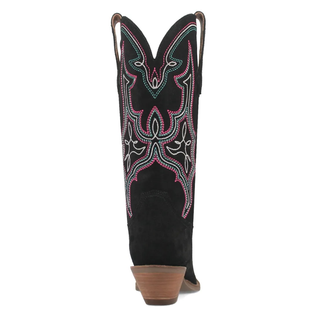 Hot Sauce Leather Boot - Black/Black - DI196-BK