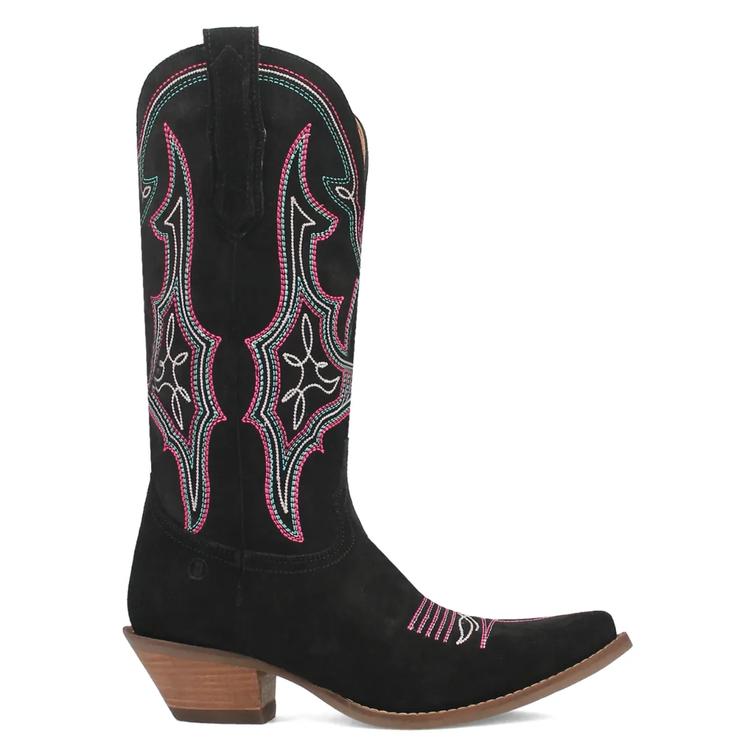 Hot Sauce Leather Boot - Black/Black - DI196-BK