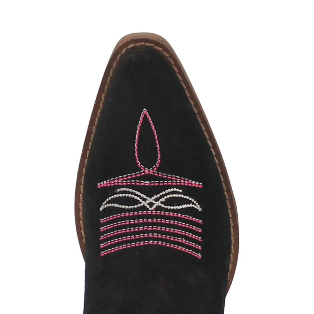Hot Sauce Leather Boot - Black/Black - DI196-BK