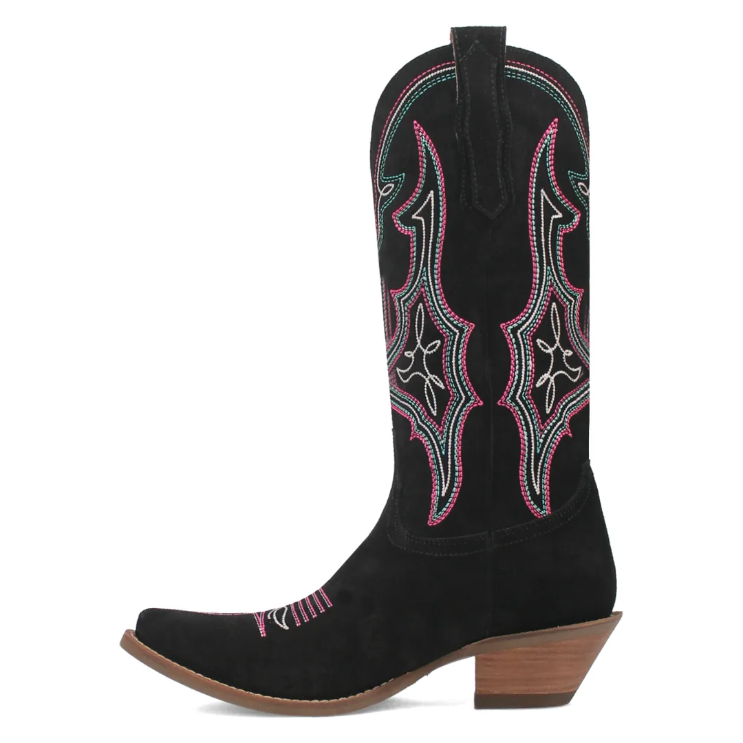 Hot Sauce Leather Boot - Black/Black - DI196-BK