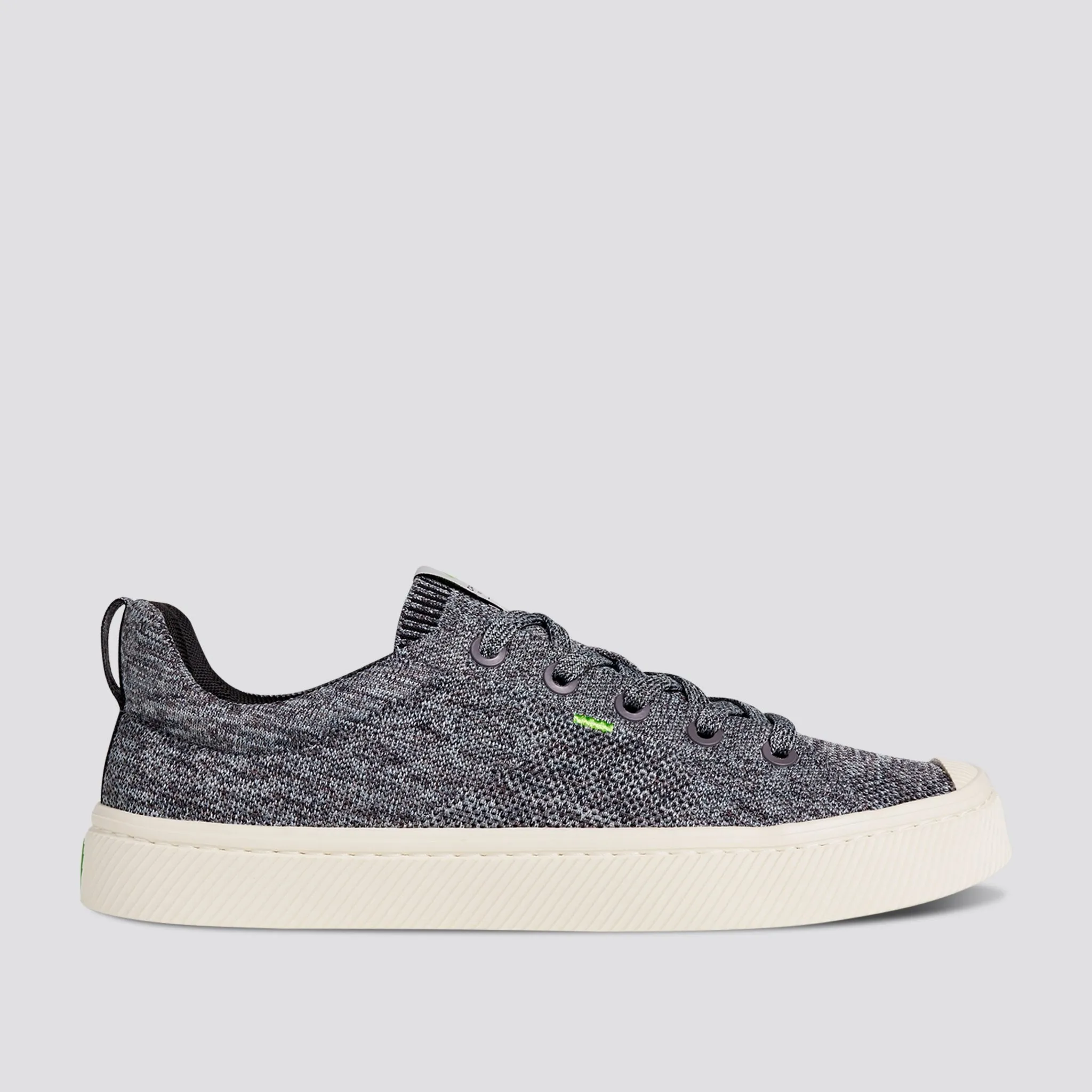 IBI Low Stone Grey Knit Sneaker Women