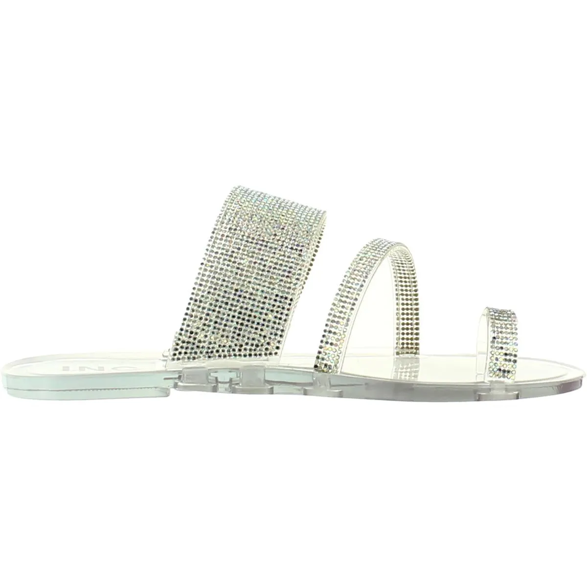 INC Womens Gianolo Rhinestone Flat Sandals
