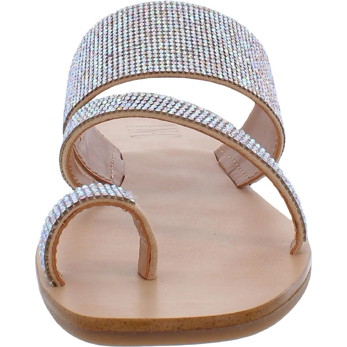 INC Womens Gianolo Rhinestone Flat Sandals