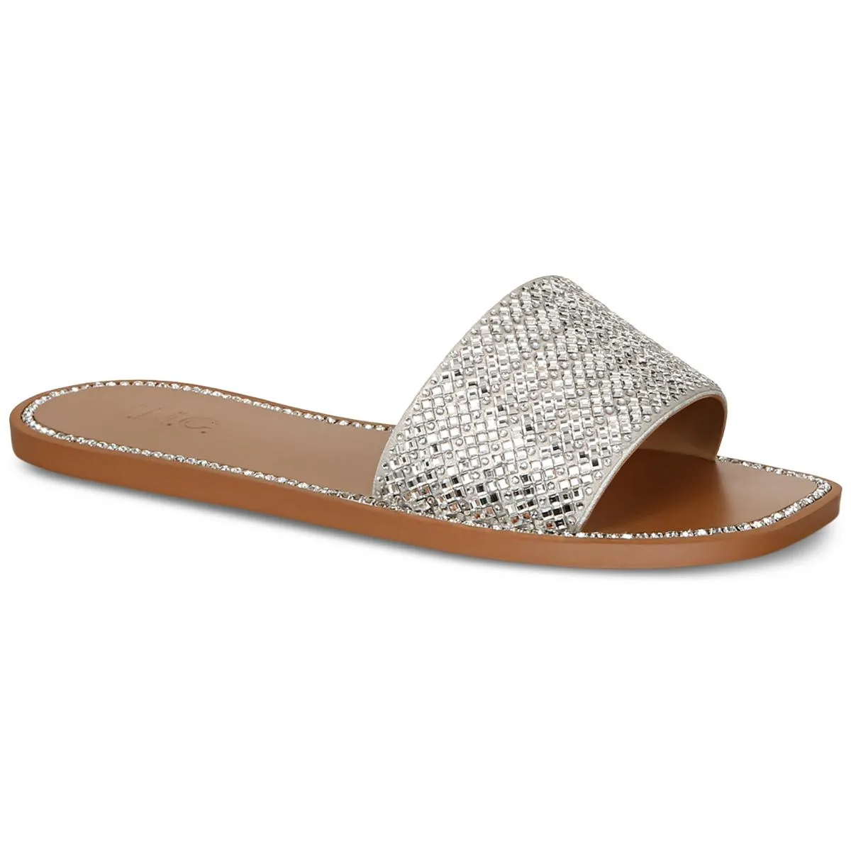 INC Womens Pelle3F Slide Slip On Slide Sandals