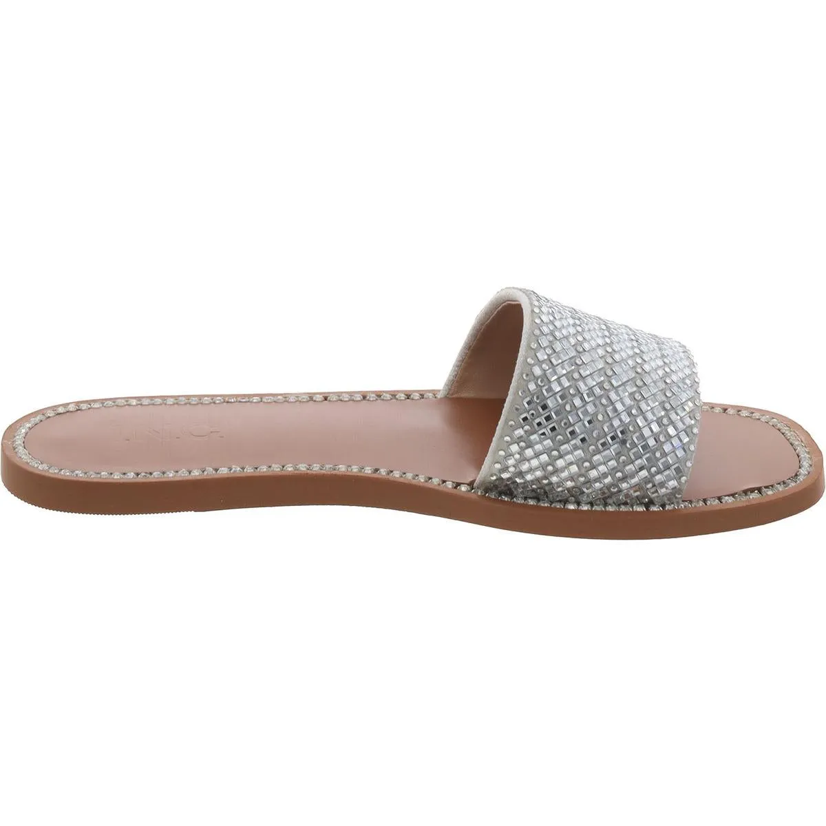 INC Womens Pelle3F Slide Slip On Slide Sandals