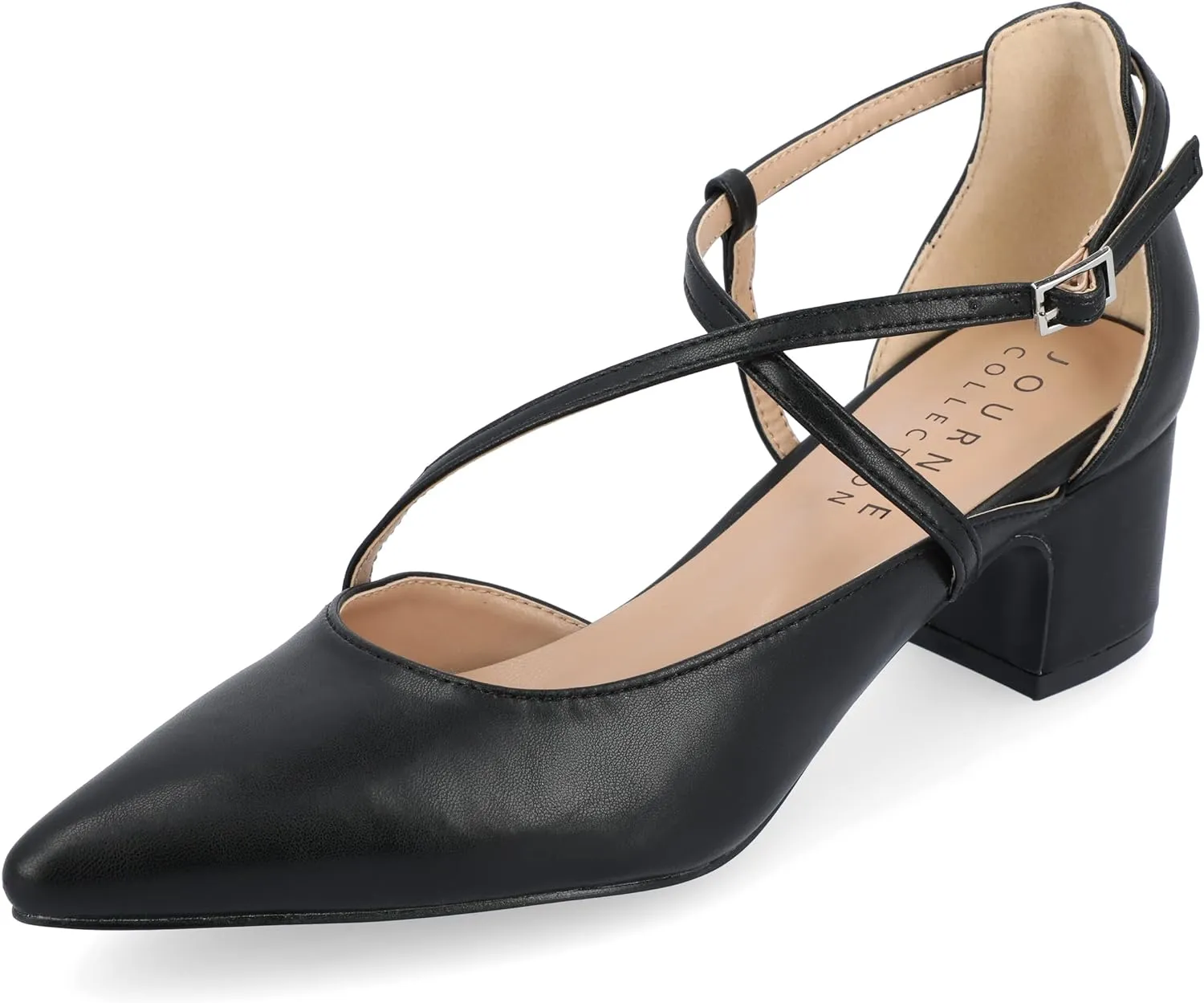 Journee Collection Women's Galvinn Pumps  Color Black Size 8M