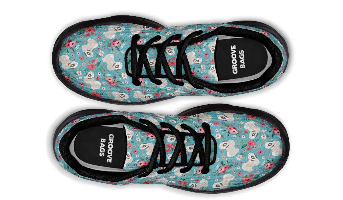 Lhasa Apso Flower Chunky Sneakers