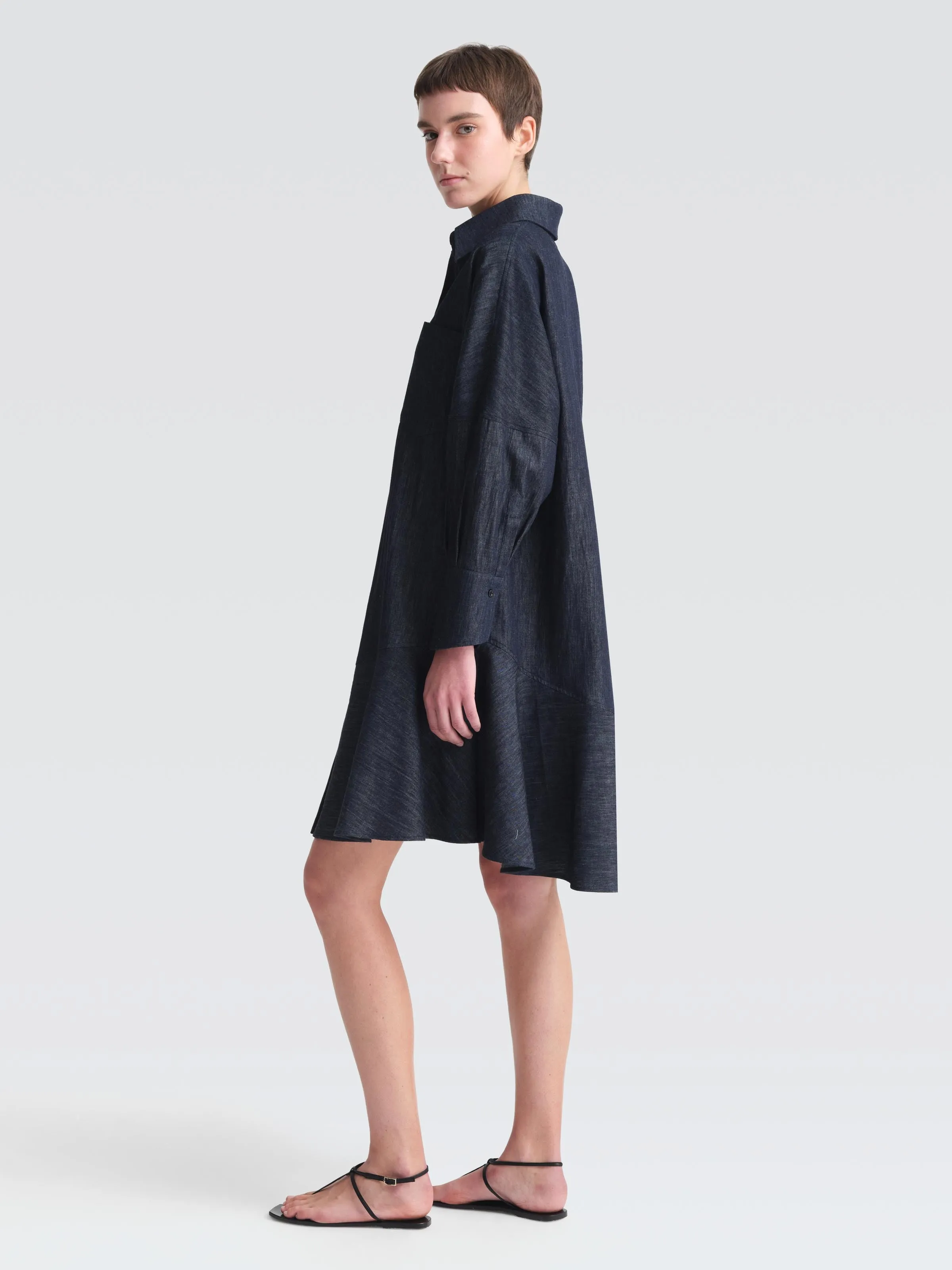 Linen Denim Ariana Dress