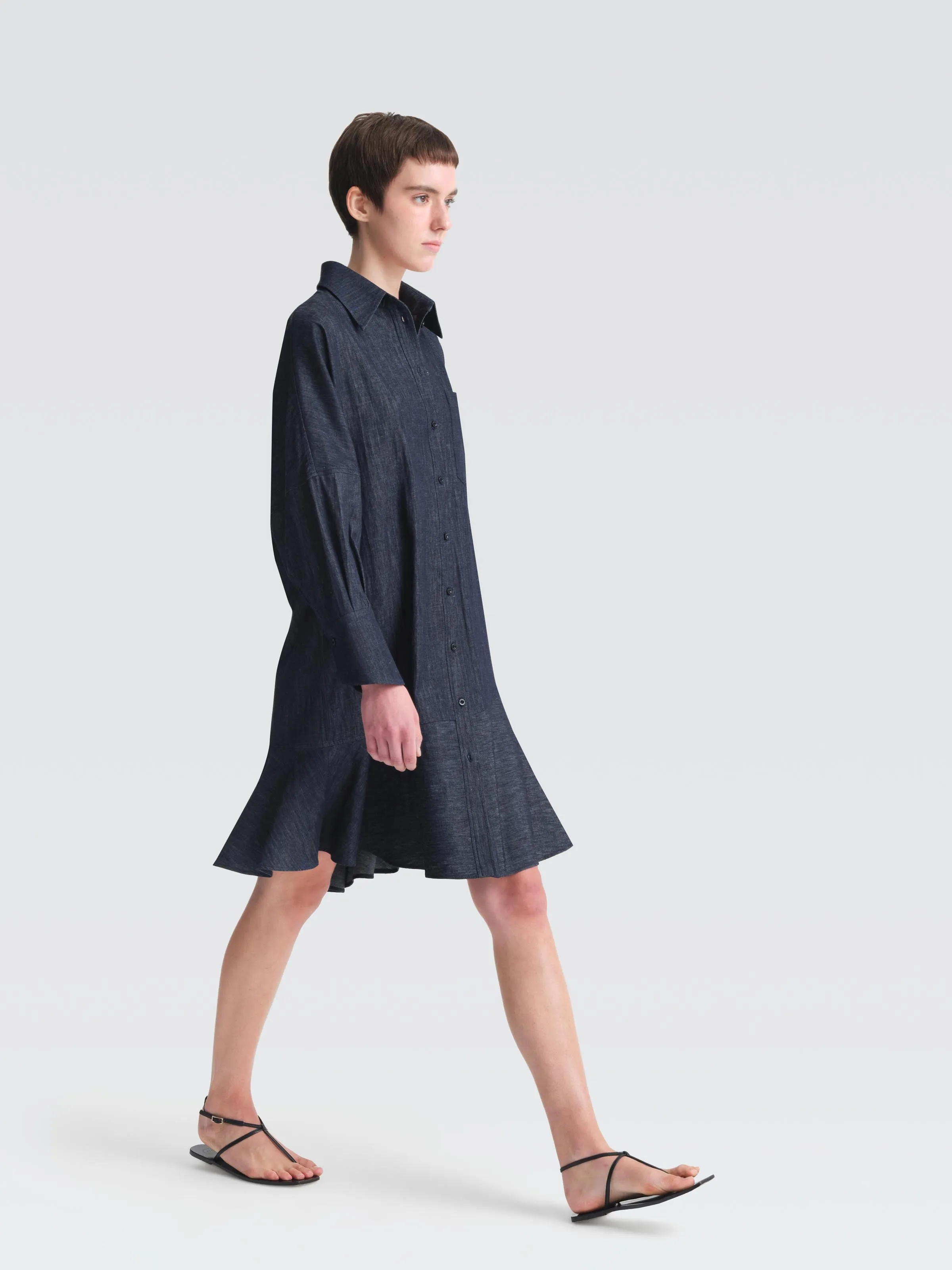 Linen Denim Ariana Dress
