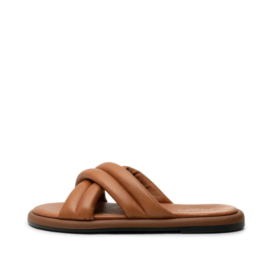 Lotta Cross Mule (Tan)