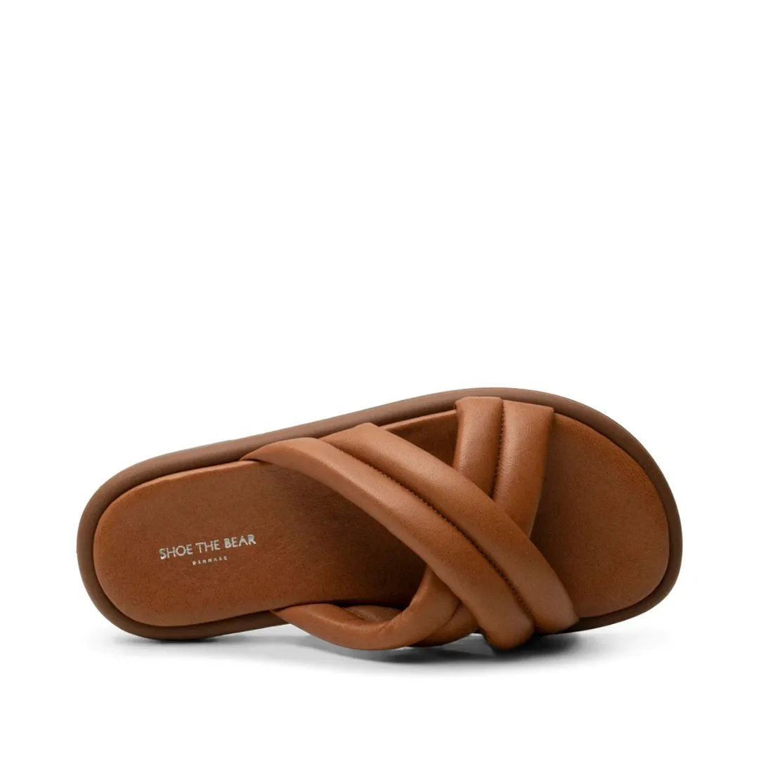 Lotta Cross Mule (Tan)