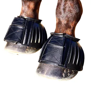 Medium Professional Choice Easy On Rubber Horse Bell Boot Black