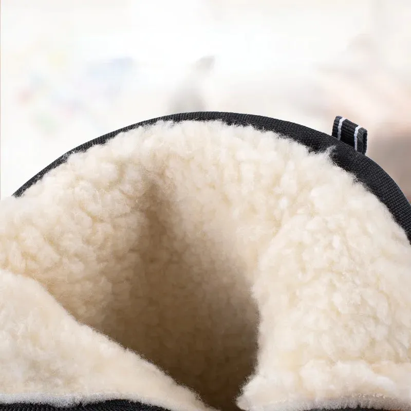 Men's -40° Warm Mid-calf Thicken Plush Comfort Non-slip Platform Boots.