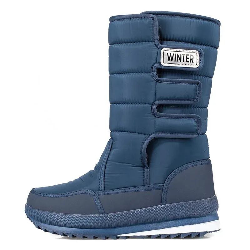Men's -40° Warm Mid-calf Thicken Plush Comfort Non-slip Platform Boots.