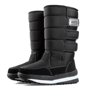 Men's -40° Warm Mid-calf Thicken Plush Comfort Non-slip Platform Boots.